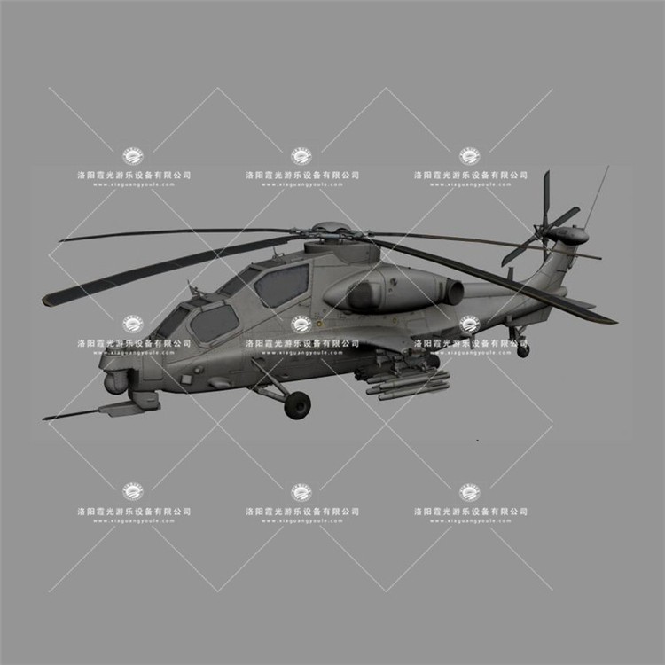 许昌武装直升机3D模型